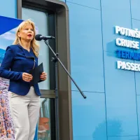 Z ladij v Koper skozi novi potni&scaron;ki terminal (FOTO in VIDEO)