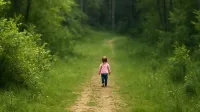 Deklici je moralo nekaj ukrasti pozornost in jo “zvabiti” po gozdni 
poti globoko v gozd. (Fotografija je simbolična)
