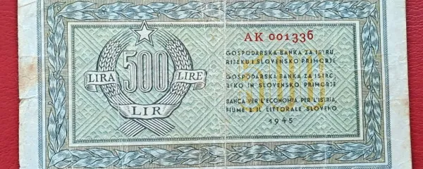 Jugo-lire so bile plačilno sredstvo v STO.