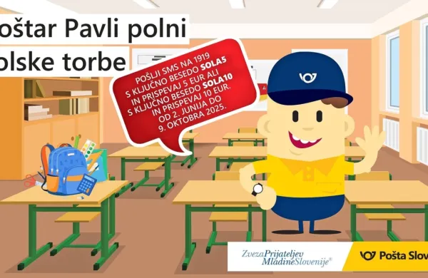 Po&scaron;tar Pavli polni &scaron;olske torbe