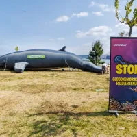 Greenpeace v Kopru: Rudarjenje v oceanih ogroža ves planet (FOTO)