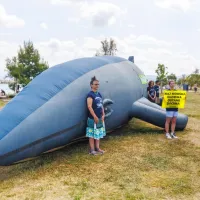 Greenpeace v Kopru: Rudarjenje v oceanih ogroža ves planet (FOTO)