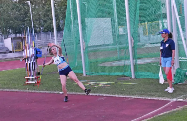 Žana Sovdat (Posočje) je bila tretja v metu kopja. 