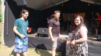 Organizatorji iz cerkljanskega mladinskega kluba (Sebastjan Razpet, Jaka Hafner, Janja Golob) so 18. tabor za sonaravno življenje 
Karajžewc prvič organizirali v tolminskem Stopniku.