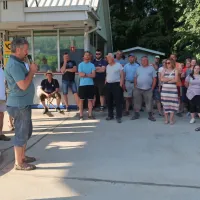 Predsednik KS Gregor Rupnik je krajane seznanil z bodočimi 
protestnimi aktivnostmi, med katerimi bo tudi zapora državne 
ceste.