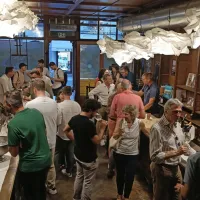 Degustacijo briških vin iz lokalnih sort z italijanske strani so 
pripravili v nekdanji železarni Krainer v Gorici.