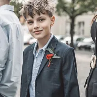 12-letni Tiar Murko na nedavnem prejemu svete birme