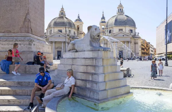 Italija je v primežu vročinskega vala.