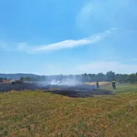 Ponoči goreli smetnjaki, včeraj pšenično polje (FOTO)