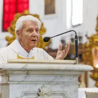 Ma&scaron;a ob jubileju zaslužnega &scaron;kofa Bizjaka (FOTO)