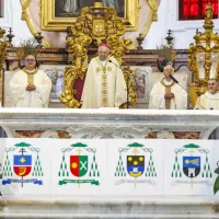 Ma&scaron;a ob jubileju zaslužnega &scaron;kofa Bizjaka (FOTO)