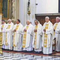 Ma&scaron;a ob jubileju zaslužnega &scaron;kofa Bizjaka (FOTO)