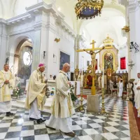 Ma&scaron;a ob jubileju zaslužnega &scaron;kofa Bizjaka (FOTO)