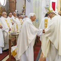 Ma&scaron;a ob jubileju zaslužnega &scaron;kofa Bizjaka (FOTO)