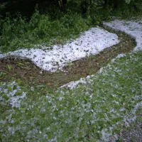 Neurje s točo na Ajdovskem: “Začelo je klestiti in pokati, nekateri kosi so bili večji od štirih centimetrov”