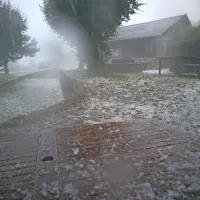 Neurje s točo na Ajdovskem: “Začelo je klestiti in pokati, nekateri kosi so bili večji od štirih centimetrov”