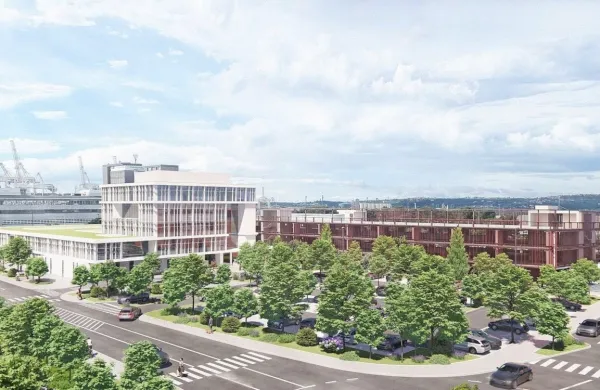 Koprski zdravstveni center bo imel pritličje in pet nadstropij.    