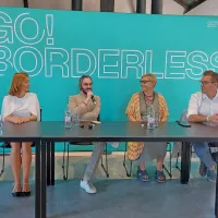 Koncerta pod imenom Točka srečanja bosta eden od vrhuncev 
EPK, napovedujejo direktorica GO! 2025 Mija Lorbek, Aleksander 
Gadjiev, umetniška svetovalka Neda Rusjan Bric in župan Samo 
Turel. 