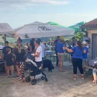 Praznik vina in česna v Novi vasi: kdor prej pride, prej okuša