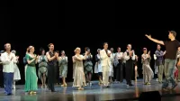 Izvrstnemu plesnemu ansamblu SNG Opera in balet Ljubljana se je na odru poklonil  tudi koreograf in avtor odrske priredbe Leo Mujić. 