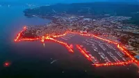 Tako je zažarela Izola pred petimi leti - ob 30. obletnici izolske navijaške skupine Ribari. 
