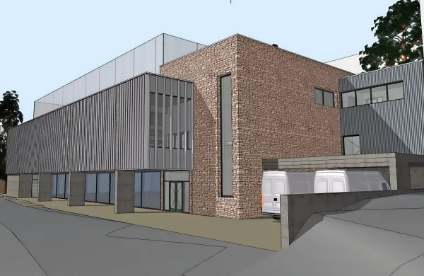 Tako naj bi bila videti nova telovadnica OŠ Šmarje.