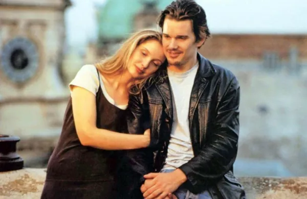 V filmu Pred zoro sta zasijala Ethan Hawke in Julie Delpy.