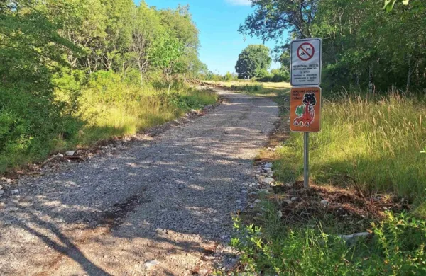 Nova protipožarna pot na Vrheh