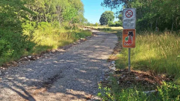 Nova protipožarna pot na Vrheh