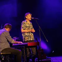 Ob Bučarju je zapel tudi domačin Marko Vuksanovič.