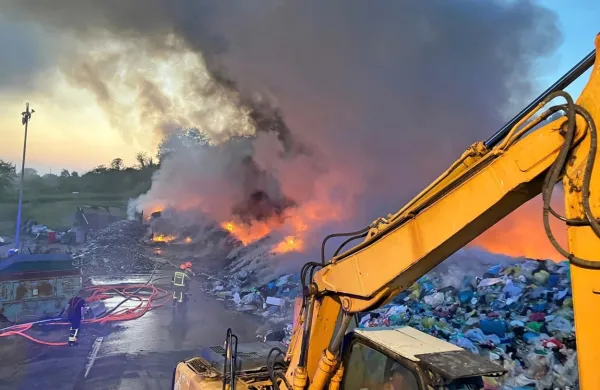 Včeraj okoli 19.30 je zagorelo v zbirnem centru Dragonja. 