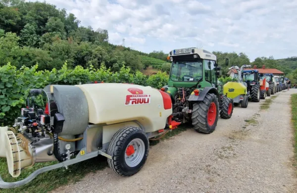 Vinogradniki so preizku&scaron;ali učinkovitost &scaron;kropilnic