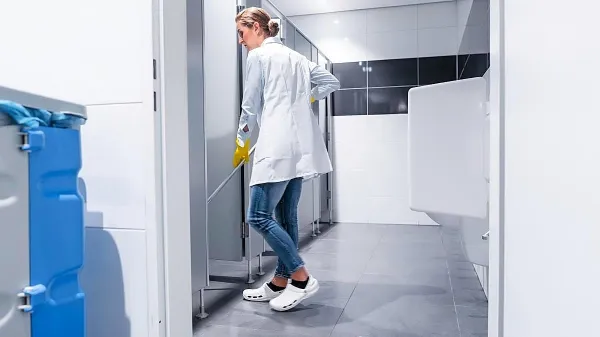 Pomislite kdaj na osebje, ki čisti javna stranišča? Njihovo delo je 
zahtevno, fizično naporno in pogosto neprijetno.