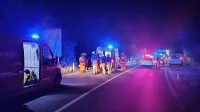 V levem ovinku pred motovunskim križiščem sta Tržačana  tik pred sorodniki 'izginila' s  ceste.