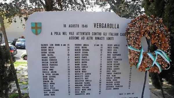V Pulju so se spomnili žrtev iz Vergarole