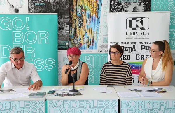 Z leve proti desni: Stojan Pelko, Mateja Zorn, Mateja Lazar in Lara 
Devetak