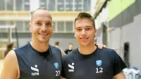 Kanalca Jani Kovačič in Grega Okroglič sta stebra obrambe 
slovenskih odbojkarjev.