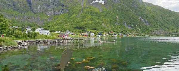 Pravljična kulisa otoka  Senja severno od Lofotov