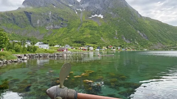 Pravljična kulisa otoka  Senja severno od Lofotov