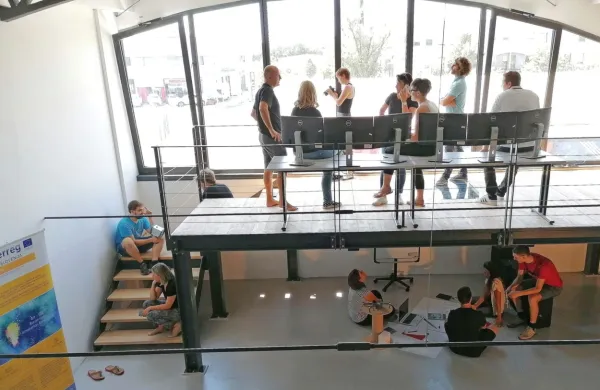 V Arcturju so začeli eno od šestih vozlišč v Sloveniji urejati poleti, še 
pred covid-19 omejitvami, zaradi katerih so dejavnosti obstale.