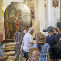 (FOTO) Vijake za sliko Marije z detetom so pred 85 leti skrbno shranili