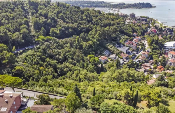 OPPN Valeta (območje je zajeto na fotografiji levo) predvideva 
obsežno pozidavo nemara še poslednje portoroške zelene oaze.