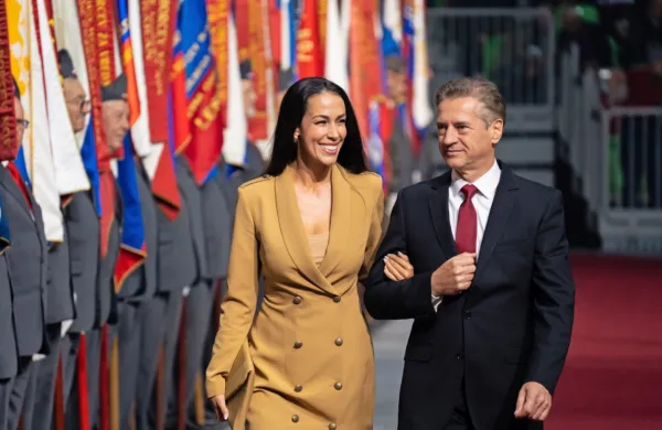Tina Gaber in Robert Golob