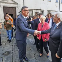 (FOTO) Predsednika sta uradno odprla prenovljeno palačo Collegio dei Nobili v Kopru