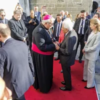 (FOTO) Predsednika sta uradno odprla prenovljeno palačo Collegio dei Nobili v Kopru