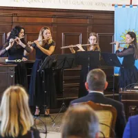 (FOTO) Predsednika sta uradno odprla prenovljeno palačo Collegio dei Nobili v Kopru