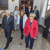 (FOTO) Predsednika sta uradno odprla prenovljeno palačo Collegio dei Nobili v Kopru