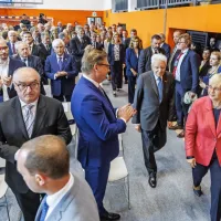 (FOTO) Predsednika sta uradno odprla prenovljeno palačo Collegio dei Nobili v Kopru