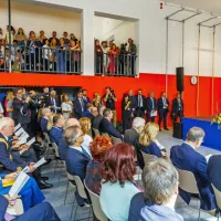 (FOTO) Predsednika sta uradno odprla prenovljeno palačo Collegio dei Nobili v Kopru