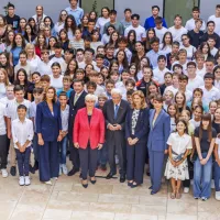 (FOTO) Predsednika sta uradno odprla prenovljeno palačo Collegio dei Nobili v Kopru